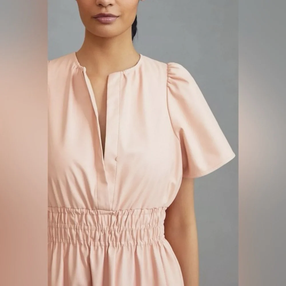 Anthropologie‎ The Somerset Vegan Leather Mini Dress